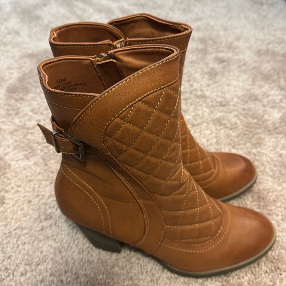 Arizona Jean Co Avery Boots Size 10 M Color Cognac - Picture 2 of 9